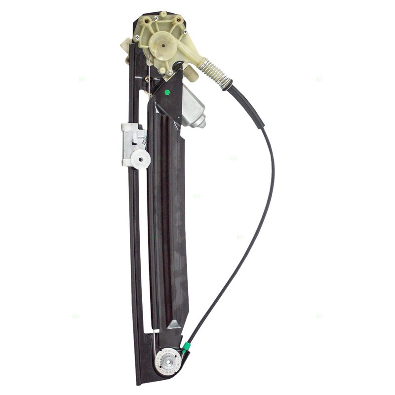 Brock Replacement Passengers Rear Power Window Lift Regulator with Motor Assembly Compatible with Compatible with 1999-2003 5 Series 00-03 M5 51 35 8 252 430