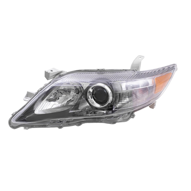 Fits Toyota Camry 10-11 Drivers Headlamp Headlight Assembly – Smoked Lens