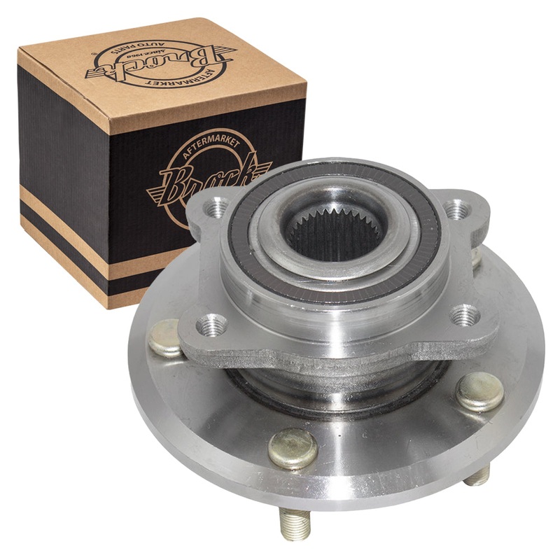 Brock Replacement Front Wheel Hub with Bearing Assembly Compatible with 2014 Promaster 2009-2016 Journey 68184748AB HA590344 513286