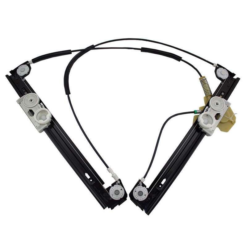 Brock Replacement Passengers Front Power Window Lift Regulator Compatible with 2002-2005 Cooper 2-Door Hatchback 51 33 7 039 452