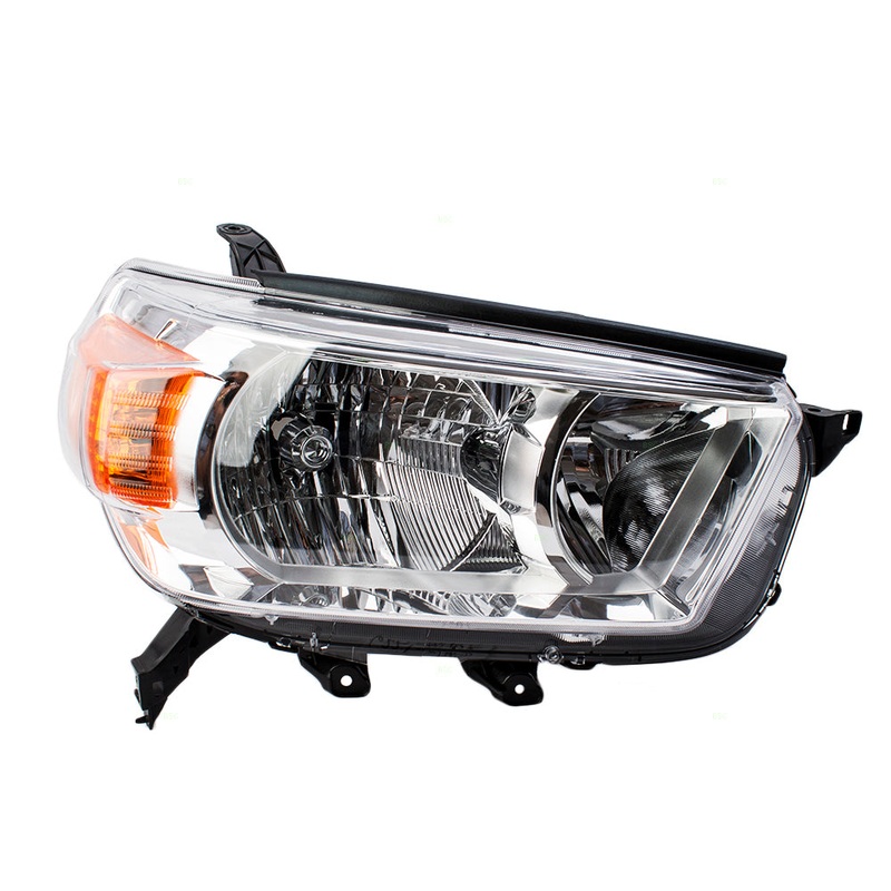 Fits Toyota 4Runner 10-13 Passengers Combination Headlamp Unit – Chrome Bezel