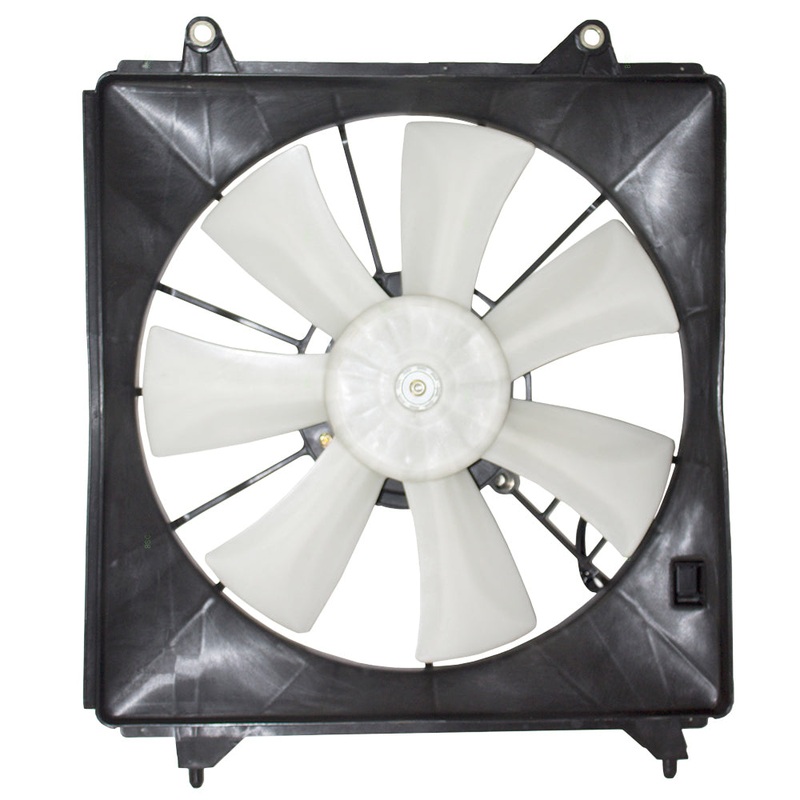 Brock Replacement Passengers A/C Condenser Cooling Fan Motor Shroud Assembly Compatible with 2013-2016 Accord 3.5L 38611-RL8-A01