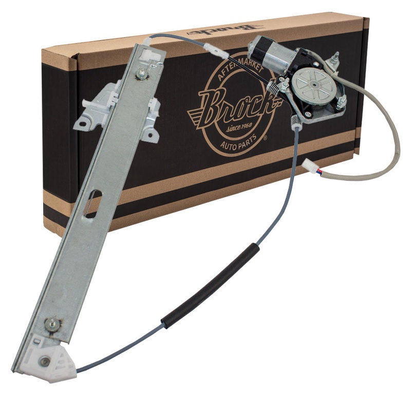 Brock Replacement Passengers Rear Power Window Lift Regulator with Motor Assembly Compatible with 00-06 Van LC62-72-590A
