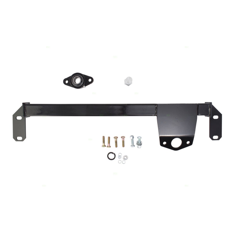 Brock Replacement Steering Gear Box Stabilizer Bar Brace Kit w/Hardware Compatible with 2003-2008 2500 3500 Pickup Truck with 4-Wheel Drive