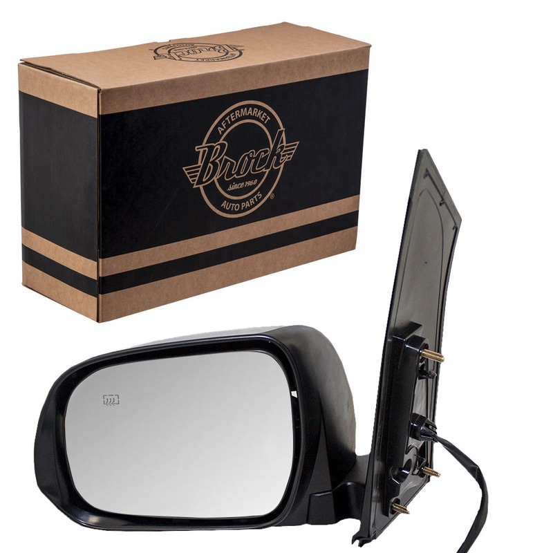 Brock Replacement Drivers Power Side View Mirror Heated Compatible with 2011-2014 Sienna Van 87940-08092-C0