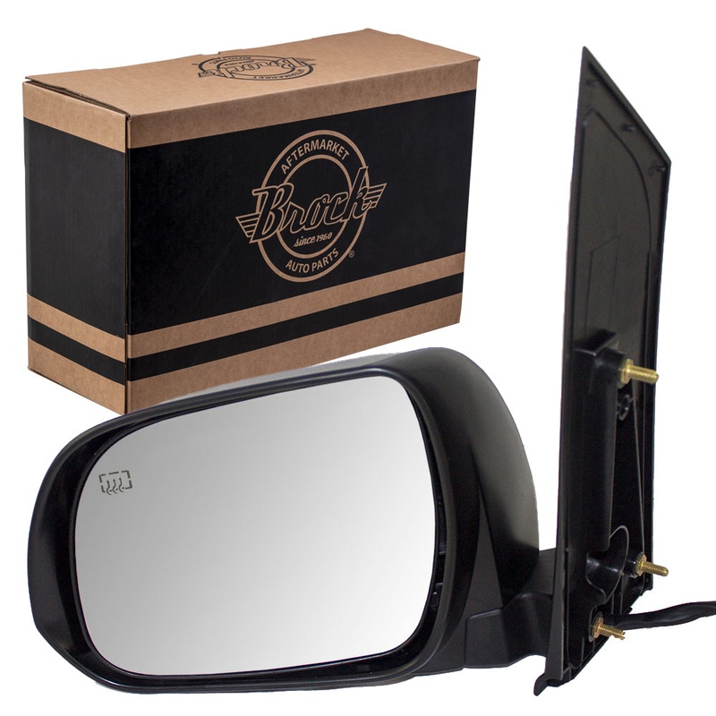 Brock Replacement Drivers Power Side View Mirror Heated Compatible with 2013-2014 Sienna Van 87940-08094-C0