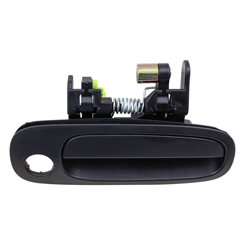 Brock Replacement Front Passenger Side Outside Door Handle Textured Black Compatible with 1998-2002 Corolla 94857480