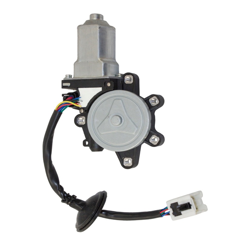 Brock Replacement Passengers Front Power Window Lift Regulator Motor 6 Pin Connector Compatible with 03-09 350Z 03-07 G35 80730-CD00A