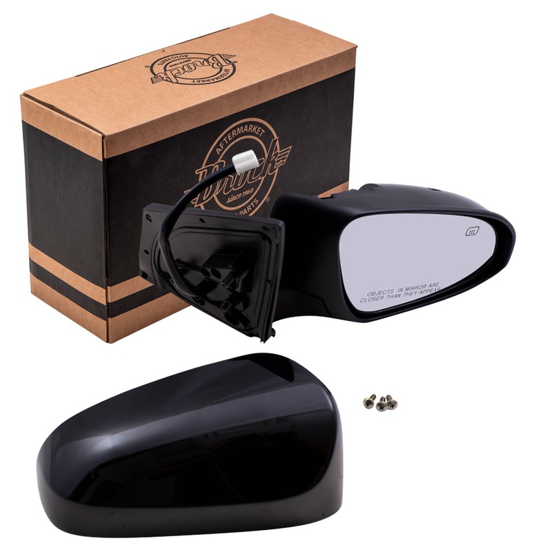 Brock Replacement Passengers Power Side View Mirror Heated Compatible with 2014-2017 Corolla 87910-02F90-C0