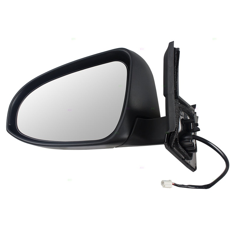 Fits 15-18 Toyota Yaris Hatchback Drivers Side Power Mirror Heated 879400D540
