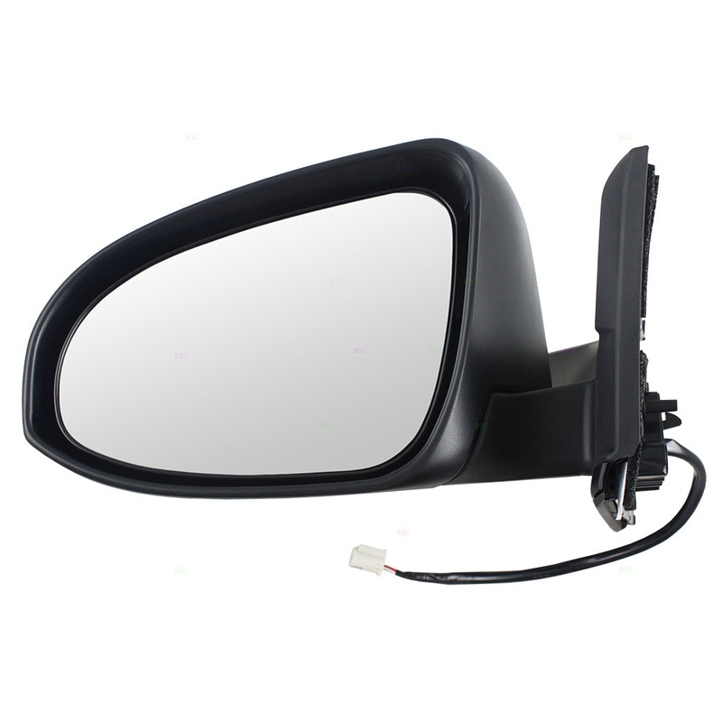 Brock Replacement Drivers Power Side View Mirror Compatible with 2015-2018 Yaris Hatchback 87945-0D410-C0 TO1320322