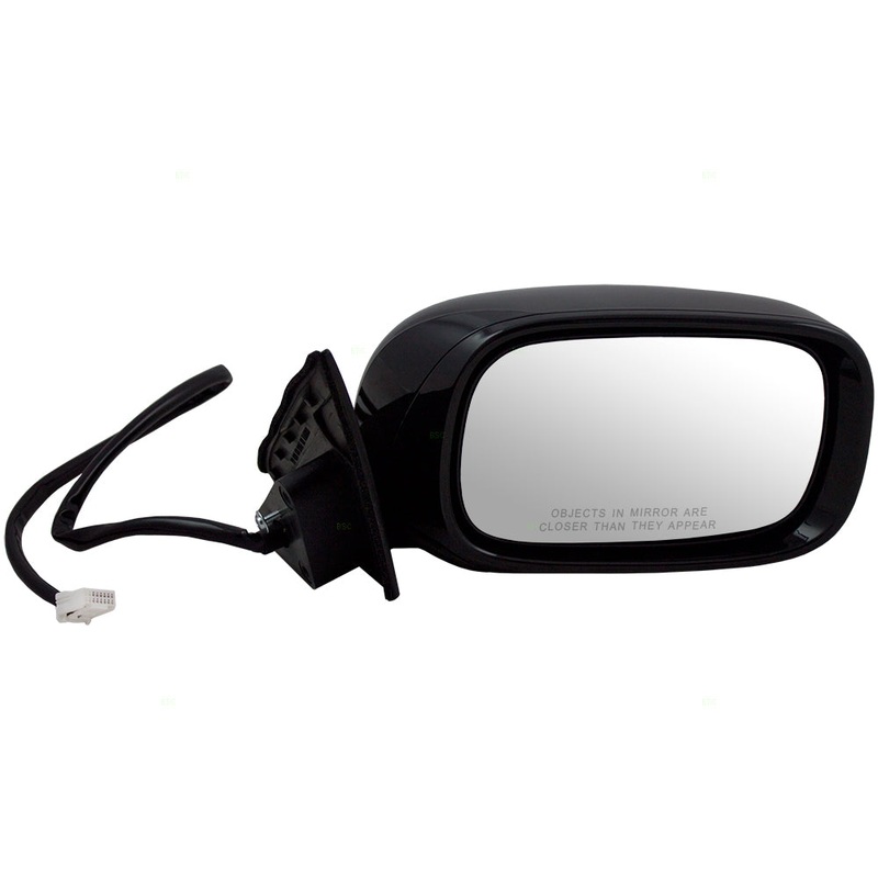 Brock Replacement Passengers Power Side View Mirror Heated Memory Puddle Lamp Power Folding Compatible with 01-06 LS430 LX1321118