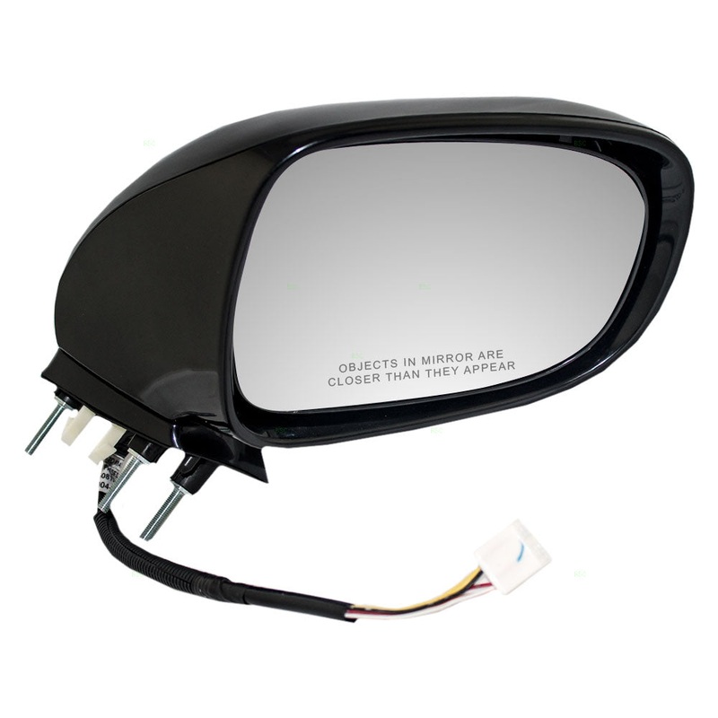 Brock Replacement Passengers Power Side View Mirror Heated Puddle Lamp Compatible with IS250 IS350 87910-53241-C0