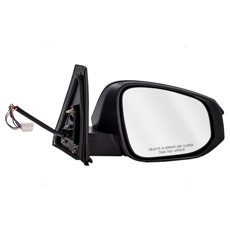 Brock Replacement Passengers Power Side View Mirror Heated Signal Puddle Lamp Compatible with 2014-2016 4Runner SUV 87915-42160-C0