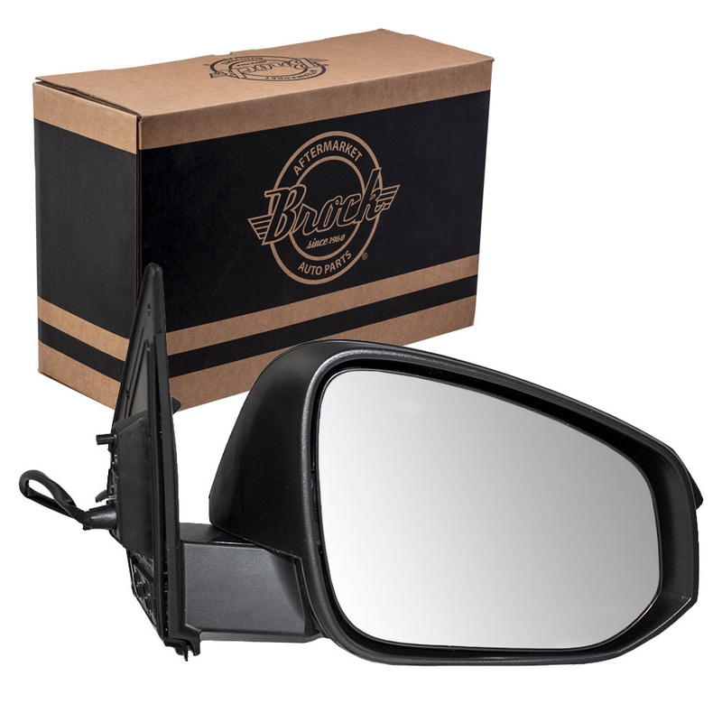 Brock Replacement Passengers Power Side View Mirror Textured Compatible with 13-15 RAV4 SUV 879100R070