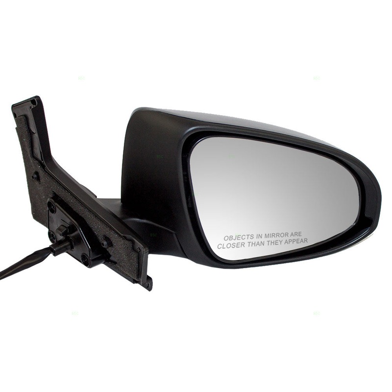 Brock Replacement Passengers Power Side View Mirror w/ Signal Right Compatible with 12-18 Prius C 8791552170C0