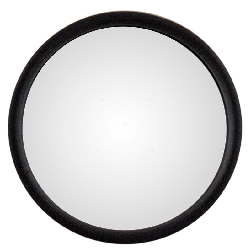 Brock Replacement Universal Convex Side Mirror 5″ Stainless Steel with Bracket
