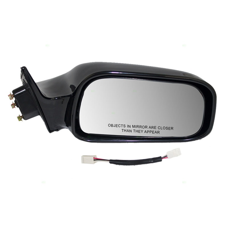 Passengers Power Side View Mirror with Adapter Ready-to-Paint Replacement for Toyota 8791033040C0