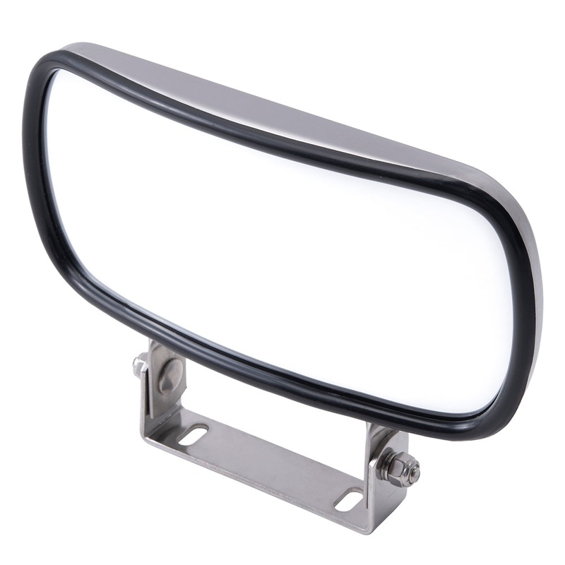 Universal Over Door Stainless Steel 4×8.5 Convex Mirror