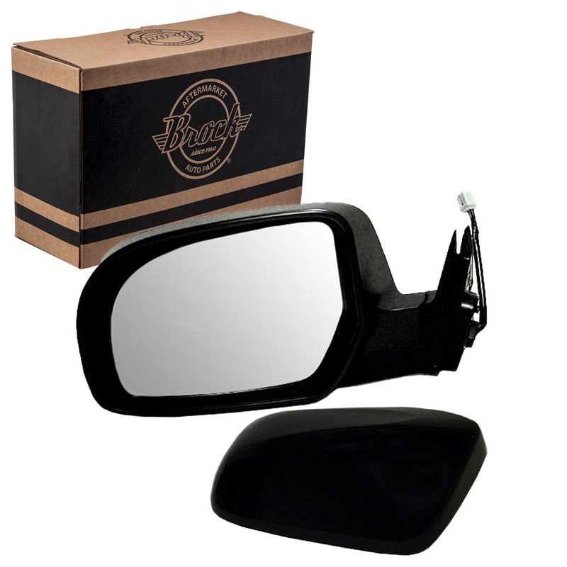 Brock Replacement Drivers Power Side View Mirror Heated with Smooth and Textured Cover Compatible with 2011-2014 Legacy Outback 91036AJ15B