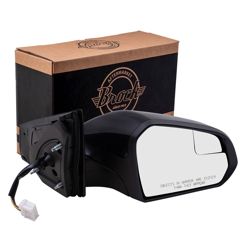 Brock Replacement Passengers Power Side View Mirror Heated w/ Turn Signal Compatible with 15-17 Sonata 87620C2010