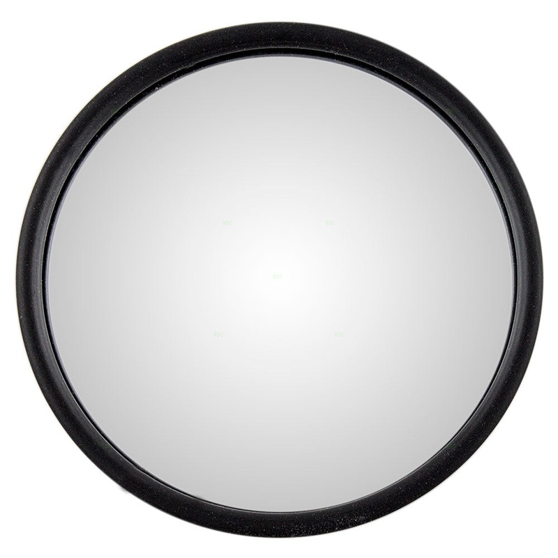 Brock Replacement Universal Convex Stainless Steel 6″ Side Mirror with Bracket