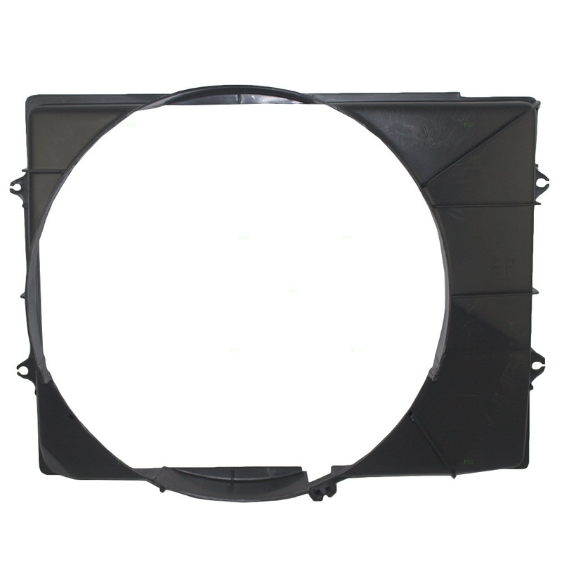 Brock Replacement Upper Radiator Cooling Fan Shroud Compatible with Pickup Truck 4 cylinder 16711-35020 TO3110101
