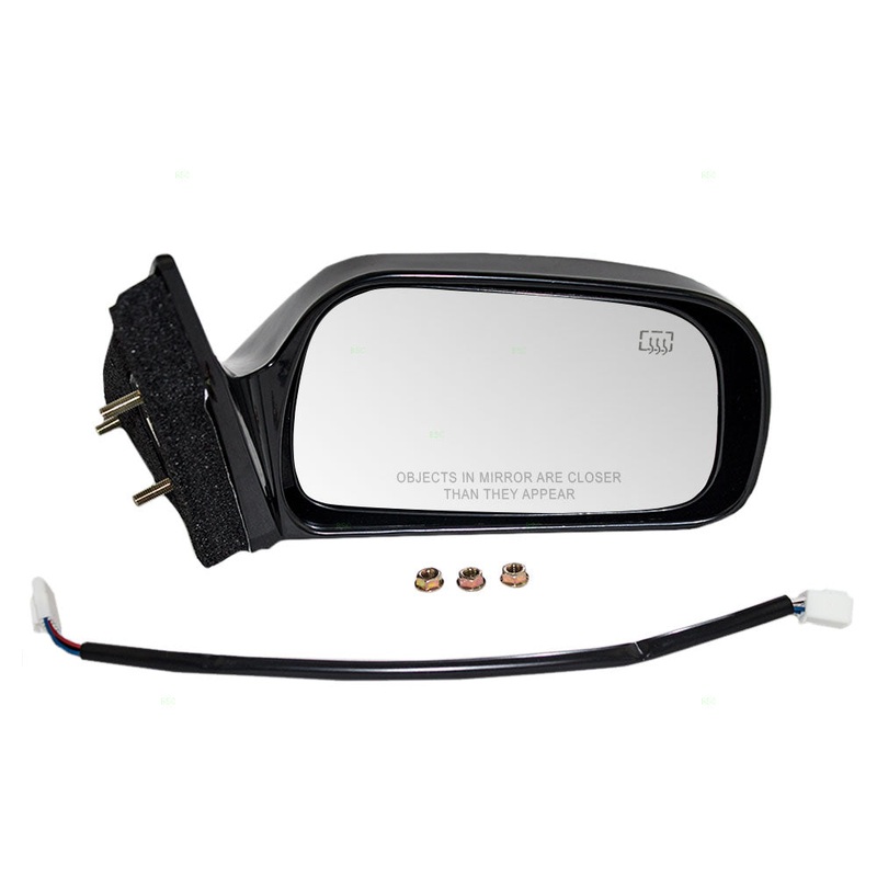 Fits Toyota Camry USA Japan 97-01 Passengers Side Power Mirror Heated w/ Adapter