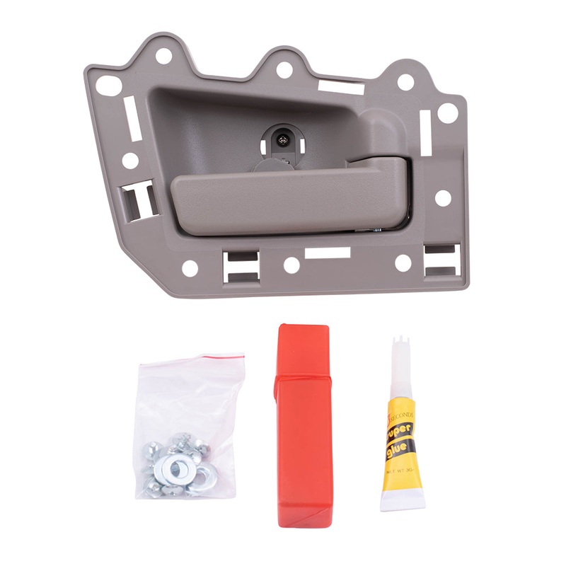 Inside Door Handle for 05-10 Jeep Grand Cherokee Passenger Rear Beige w/ Housing