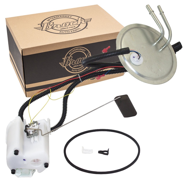 Brock Replacement Center Tank Fuel Pump Module Assembly Compatible with 1999-2004 F250 F350 F450 Super Duty Pickup Truck Chassis Cab 142″ / 156″ Wheel Base