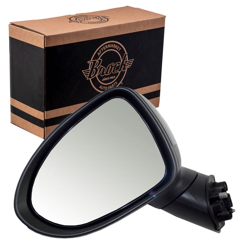 Brock Replacement Drivers Power Side View Mirror Heated Ready-to-Paint Compatible with 2012-2014 Rio Rio5 876101W140