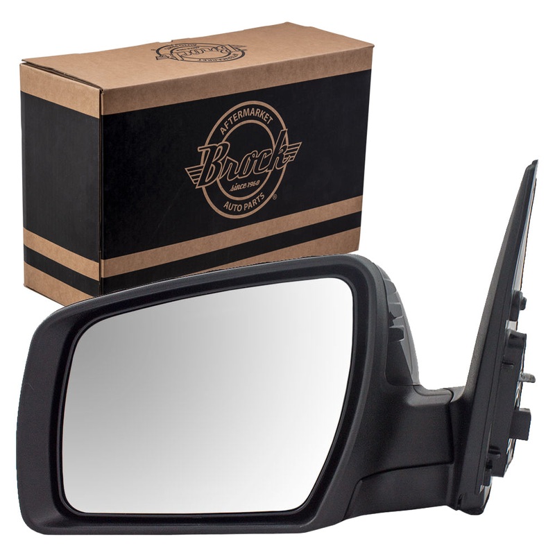 Brock Replacement Drivers Power Side View Mirror Heated Signal Ready-to-Paint Compatible with 2012-2013 Soul 87610-2K831