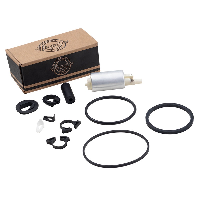 Brock Replacement Electric Fuel Pump w/ Installation Kit Compatible with Various Models E69Z 9H307 B 25168719 E2485