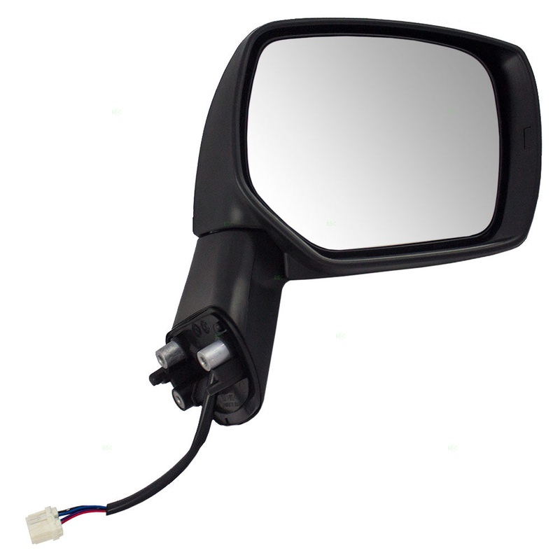 Brock Replacement Passengers Power Side View Mirror Heated Ready to Paint Compatible with 2012-2014 Impreza 2013-2014 XV Crosstrek 91036FJ200