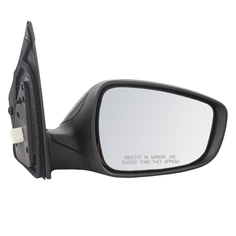 Brock Replacement Passengers Side View Power Mirror Heated Signal Compatible with 13-17 Elantra GT 87620-A5200