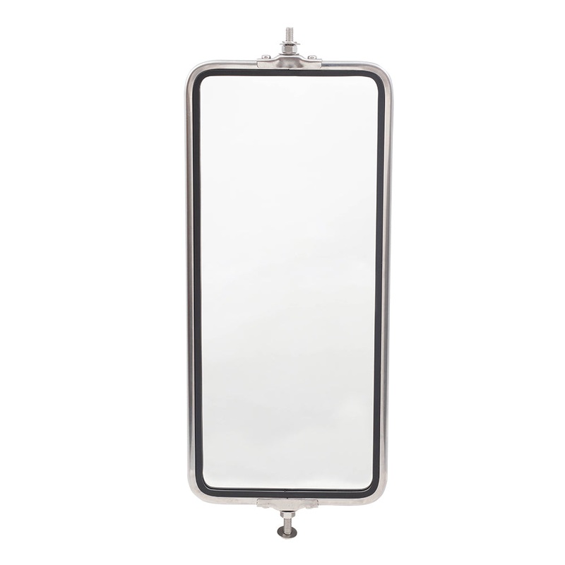 Brock Replacement Universal West Coast Truck Stainless Steel Side Mirror Head 7″ x 16″