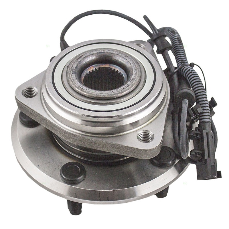 Brock Aftermarket Replacement Front Driver Left Or Passenger Right Hub/Bearing Assembly With 37 Inch ABS Cable Compatible With 2007-2010 Jeep Wrangler