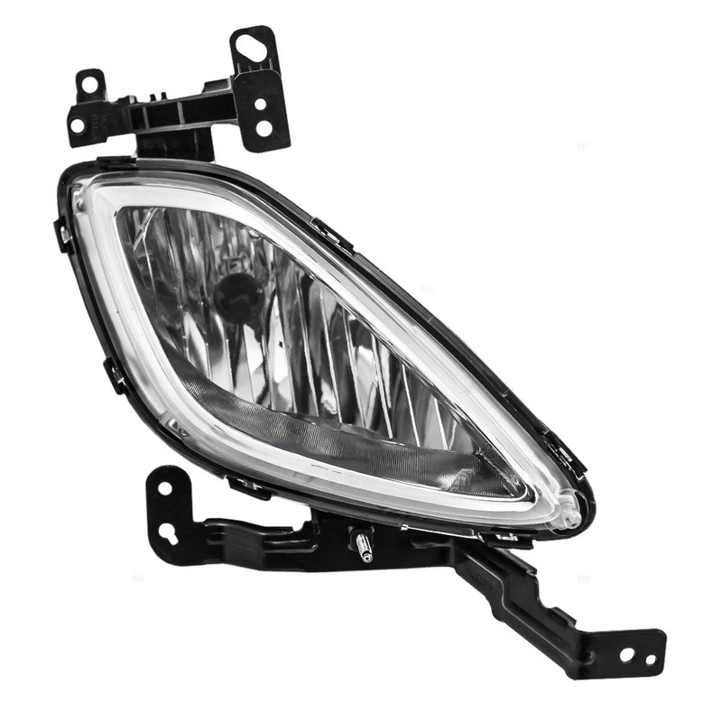 Brock Passengers Fog Light Lamp Assembly for 11 12 13 Hyundai Elantra Sedan Korea