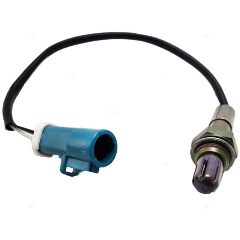 Brock Replacement Oxygen Sensor with Round Female Connector 4 PIN 15.4″ Compatible with 96-07 Van Pickup Truck 5W6Z9G444BA