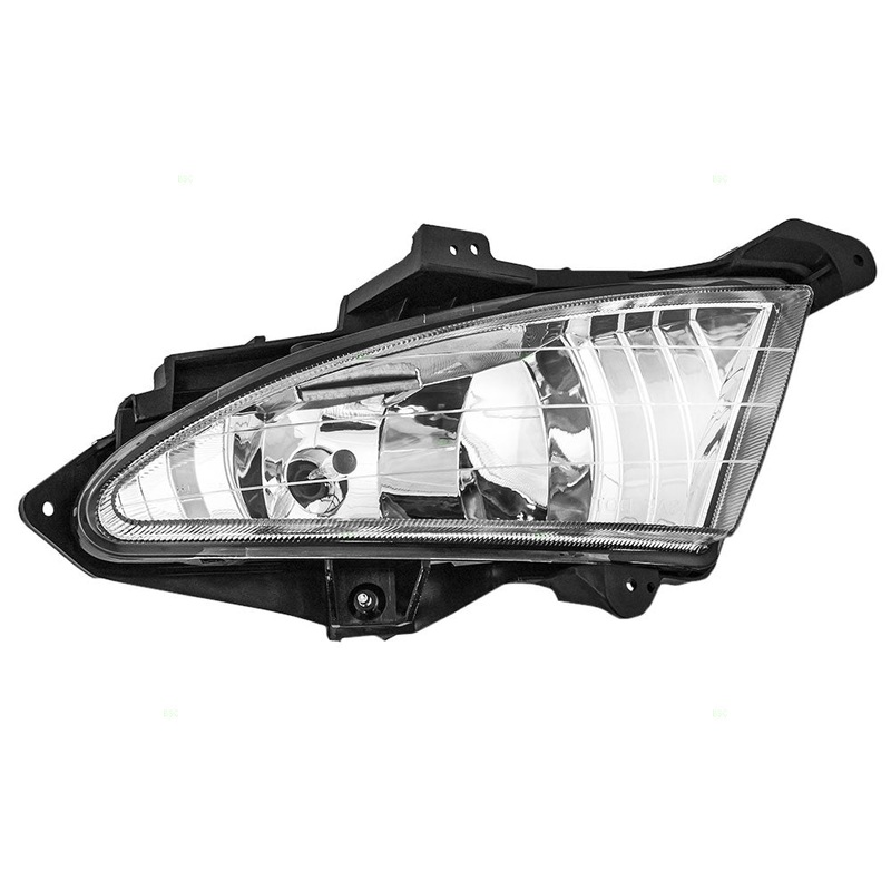 Brock Replacement Passengers Fog Light Lamp Lens Compatible with 2007-2010 Elantra Sedan 92202-2H000