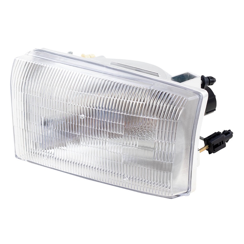 Brock Composite Headlight fits 99-04 Super Duty Pickup Driver Side Lined Center Lens