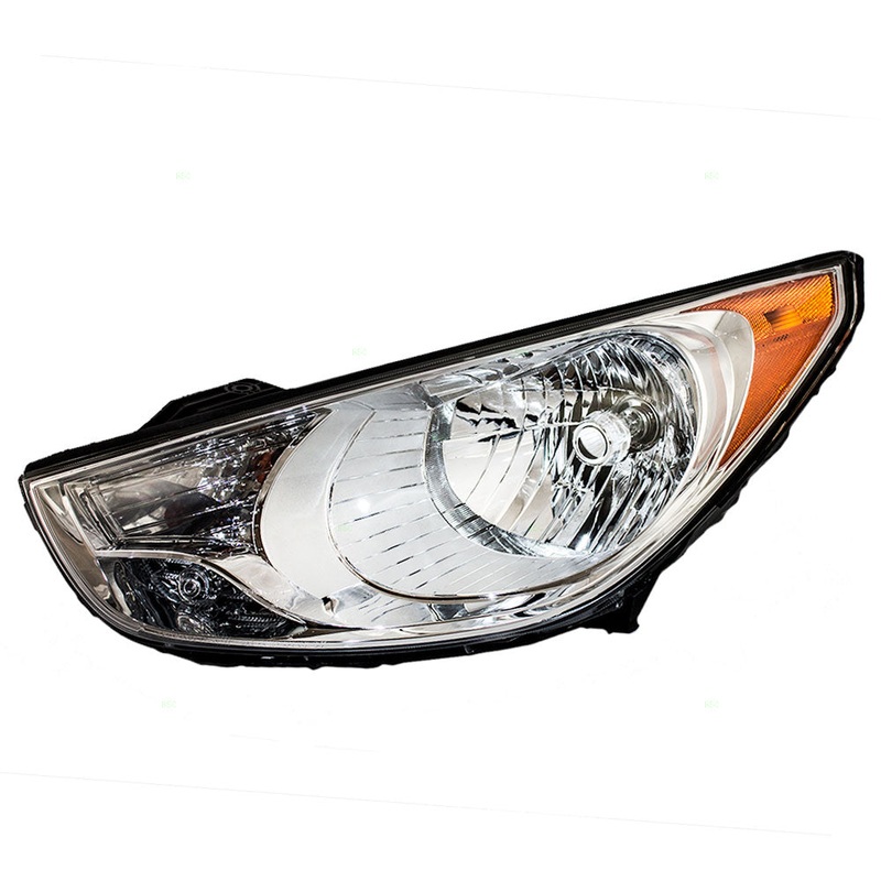 Brock Drivers Headlight Headlamp Assembly for 10-13 Hyundai Tucson 92101-2S050