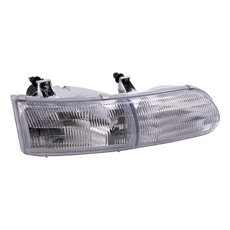 Brock Passenger Halogen Headlight for 92-93 Taurus L/GL/LX & 94-95 Taurus GL