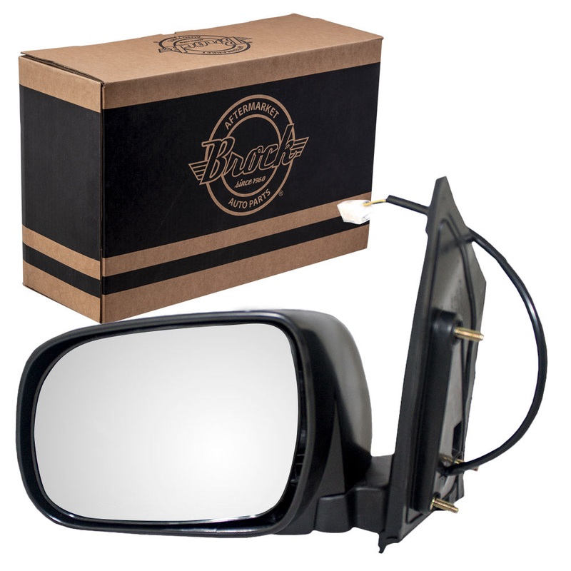Brock Replacement Drivers Power Side View Mirror Ready-to-Paint Compatible with 2004-2010 Sienna Van 87940AE010