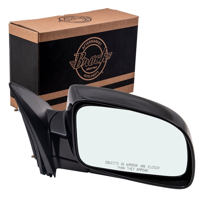Brock Replacement Passengers Power Side View Mirror Heated Compatible with 2007-2012 Santa Fe SUV 87620-0W000