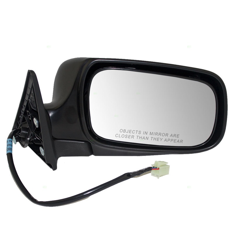Passengers Side View Power Mirror Textured Assembly for 04-08 Subaru Forester