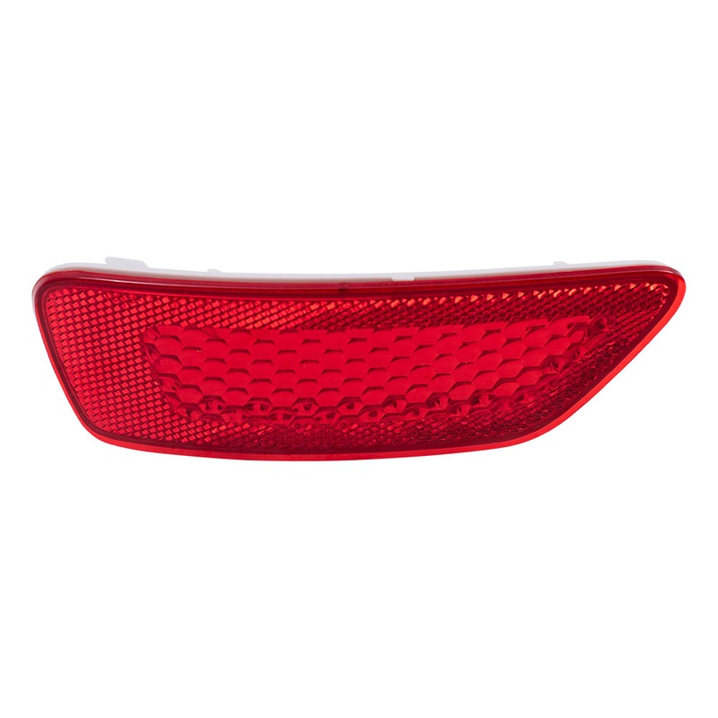 Brock Replacement Drivers Rear Bumper Trim Reflector Marker Lens Compatible with 2011-2016 Journey Compass Grand Cherokee 57010721AC CH1184100