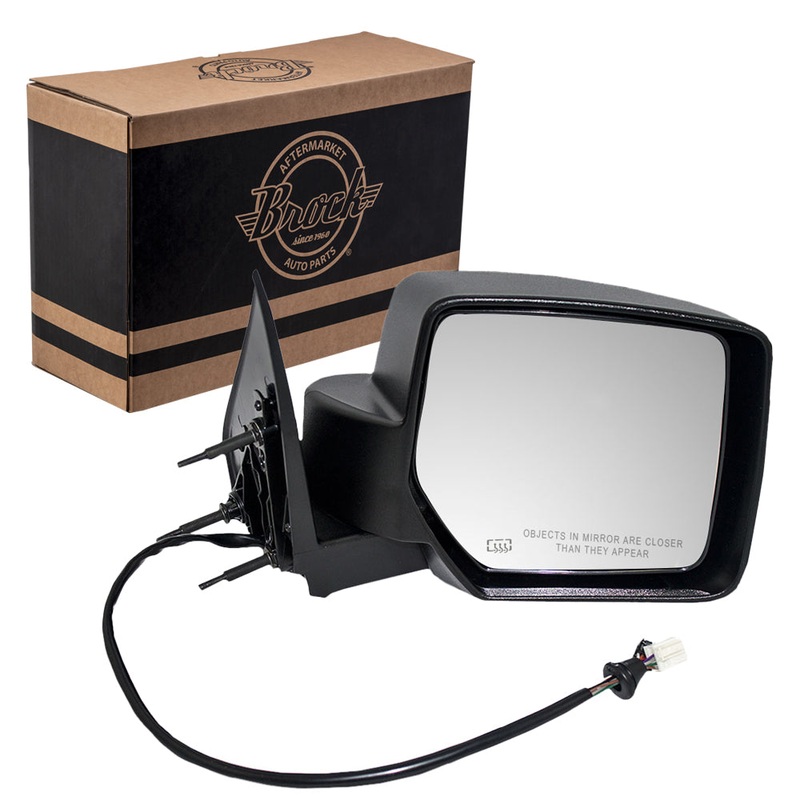 Passenger Side Power Mirror Textured Black for 2008-2012 Liberty