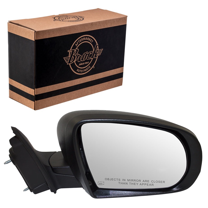 Passenger Side Power Mirror Textured Black for 2014-2019 Cherokee 68164060AD