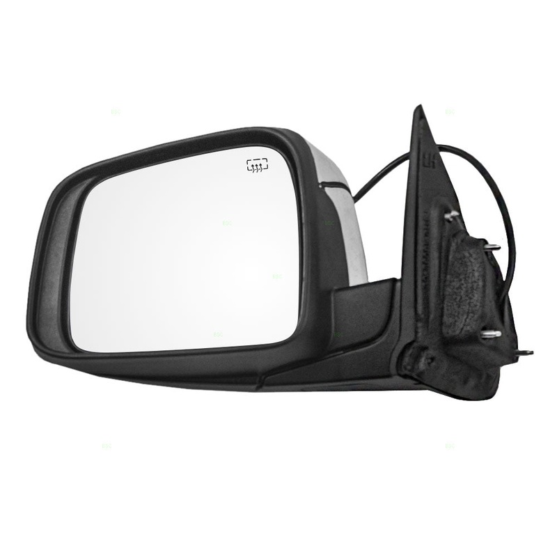 Power Mirror for 11-18 Dodge Durango Drivers Side Heated Chrome Cover 68249321AF